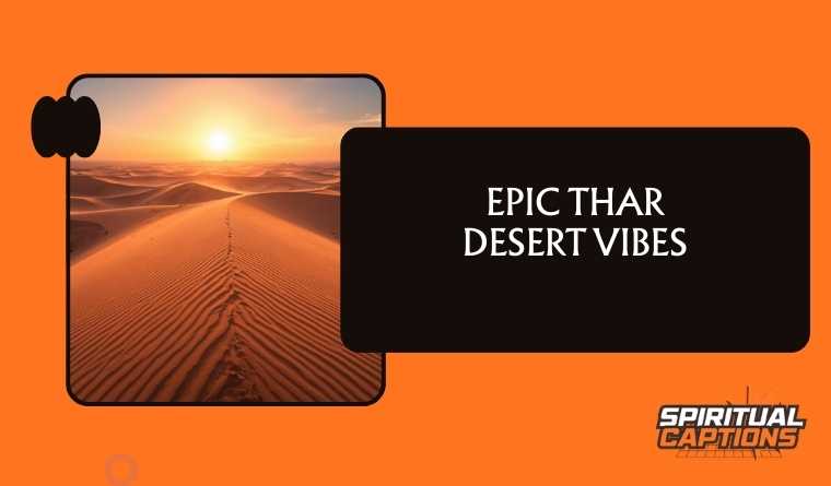 Epic Thar Desert Vibes