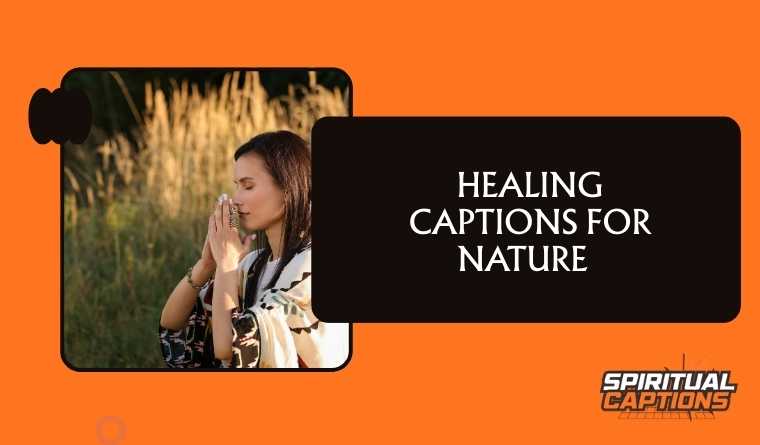 Healing Captions for Nature