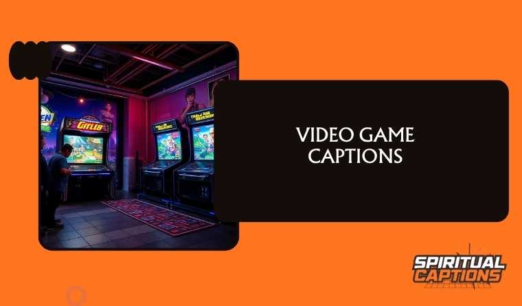 video game captions